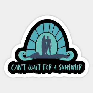 Summer Full Of Surfing Sticker